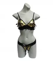 Эротическое белье золотистый