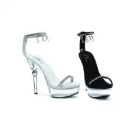 Сексуальная обувь серебристый