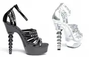Сексуальная обувь серебристый