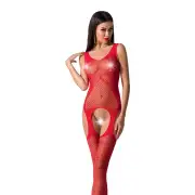 Комбинезон сетка красный