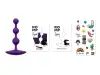 Анальные бусы Romp Amp Dark Purple, силикон, макс. диаметр 2,6 см photo 5