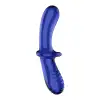 Стеклянный дилдо Satisfyer Double Crystal (light blue) photo 4