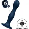 Дилдо Satisfyer Double Ball-R Dark Blue, унисекс, подвижные шарики внутри, на присоске photo 2