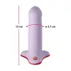 Фаллоимитатор Fun Factory AMOR, сиреневый, длина 14,6 см, диаметр 3,7 см, изогнутый photo 2