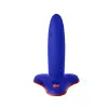 Фаллоимитатор Fun Factory LIMBA FLEX S, синий, гибкий, с эффектом памяти, подходит для точки G photo 3