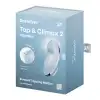Вибростимулятор-пульсатор Satisfyer Tap & Climax 2 Blue, эффект постукивания пальцем photo 7