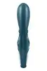 Смарт вибратор кролик Satisfyer Hug Me Bluegrey, 2 мотора, диаметр 4,2см, широкая клиторальная часть photo 6