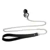 Силиконовая анальная пробка Art of Sex Silicone Anal Plug with Leash size L с поводком Black photo 2