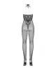 Бодистокинг Obsessive Bodystocking G308 S/M/L, халтер, декор в виде татуировки photo 6