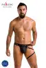 Мужские трусики танга с подвязкой Passion 058 Thong Bill L/XL Black photo 5