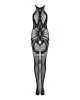Сетчатый бодистокинг без рукавов Obsessive Bodystocking G331 S/M/L, black, с доступом photo 3