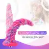 Фантазийный фаллоимитатор 10.12″ для секс-машин Hismith Silicone Dildo rose Monster Series photo 4