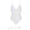 Боди с ажурным декором и открытым шагом Ursula Body white S/M — Passion photo 5