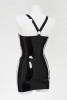Платье из латекса украшенное металлическими кольцами Latex Dress With Rings photo 2