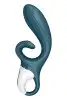 Смарт вибратор кролик Satisfyer Hug Me Bluegrey, 2 мотора, диаметр 4,2см, широкая клиторальная часть photo 2