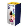Металлическая анальная пробка Wooomy Tralalo Rose Gold Metal Plug Magenta S диаметр 2,8см, длина 7см photo 2