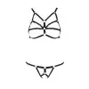 Комплект белья из стреп Armanda Set black XXL/XXXL — Passion Exclusive photo 5