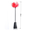 Кнут Paddle Flogger с розовыми перьями photo 6