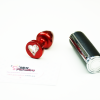 Анальная пробка со стразом Diogol Anni R Heart Red Кристалл 25мм photo 2