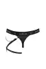 Мужские трусики танга с подвязкой Passion 058 Thong Bill S/M Black photo 4