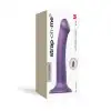 Насадка для страпона Strap-On-Me Mono Density Dildo Violet M, диам. 3,3см, однослойный силикон photo 5