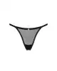 Прозрачные стринги с кружевом Obsessive Celia Noir thong XL/2XL photo 3