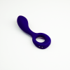 Анатомический вибратор для обоих партнёров Gpop - Royal Blue photo 2