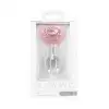 Стеклянная анальная пробка Pillow Talk Rosy Luxurious Glass Anal Plug, ⌀3,3 см, вибропуля в подарок photo 5