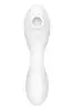 Вакуумный смарт-стимулятор с вибрацией Satisfyer Curvy Trinity 5 (White), управление со смартфона photo 2