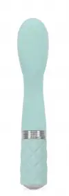 Роскошный вибратор PILLOW TALK - Sassy Teal с кристаллом Сваровски photo 5