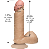 Фаллоимитатор Doc Johnson The Realistic Cock 6 inch White - PVC photo 2