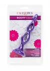 CalExotic Booty Call Silicone Triple Probe - тройная полая анальная пробка, 10,25х3,25 см, пурпурный photo 5