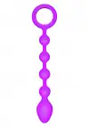 CalExotics Booty Call Booty Climaxer - анальная цепочка, 20,25х3,25 см, розовый photo 3
