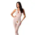 Бодистокинг с доступом к интимным местам Passion BS078 white photo 1