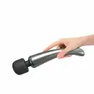 Мощный вибромассажер Dorcel MEGAWAND Chrome Silver  водонепроницаемый, перезаряжаемый, 160 режимов photo 2