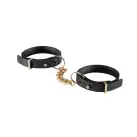 Наручники из экокожи Bijoux Indiscrets Maze – Thin Handcuffs Black photo 1