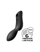 Вакуумный стимулятор с вибрацией Satisfyer Curvy Trinity 2 Black photo 1