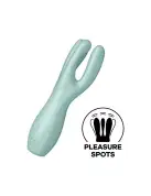 Клиторальный вибратор Satisfyer Threesome 3 Mint с тремя пальчиками photo 1