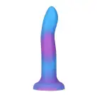 Светящийся в темноте фаллоимитатор ADDICTION Rave 8″ Glow in the Dark Dildo Blue Purple, 20,3 см photo 1
