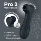 Вакуумный клиторальный стимулятор Satisfyer Pro 2 Generation 3 with Liquid Air Connect App Dark Grey photo 1