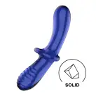 Стеклянный дилдо Satisfyer Double Crystal (light blue) photo 1