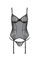 Корсет Passion LEAFA CORSET black S/M - ECO Passion photo 3