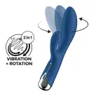 Вибратор-кролик Satisfyer Spinning Rabbit 1 Blue photo 1