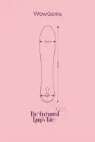 Вибратор с подогревом FairyGasm WowGenie violet, подогрев до 42 °C photo 3