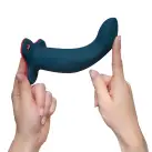 Фаллоимитатор Fun Factory LIMBA FLEX L, цвет морской волны, гибкий, с эффектом памяти photo 6