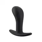 Анальная пробка Fun Factory BOOTIE S, черная, диаметр 2,8 см, тонкий ограничитель photo 3