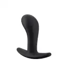 Анальная пробка Fun Factory BOOTIE M, черная, диаметр 3,3 см, тонкий ограничитель photo 1