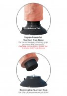 Вибратор Vibrating Cock Flesh 7 Inch photo 3