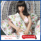 Реалистичная силиконовая кукла с большой грудью, вагиной, ротиком 140 см photo 1