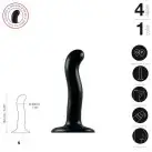 Насадка для страпона Strap-On-Me P&G-Spot Dildo, силикон, размер S photo 2